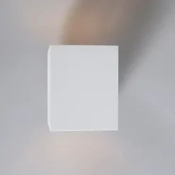 Applique murale blanche carrée - Sola