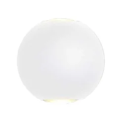 Applique Murale Blanche Design LED Double Faisceaux IP54 6W - Blanc Neutre 4000K - 5500K - SILAMP