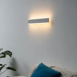 Applique Murale Blanche Double Faisceau 60cm 17W Haut rendement 145lm/W IP44 - Blanc Chaud 2300K - 3500K - SILAMP