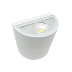 Applique Murale Blanche LED Double Faisceau 10W IP44 - Blanc Neutre 4000K - 5500K - SILAMP