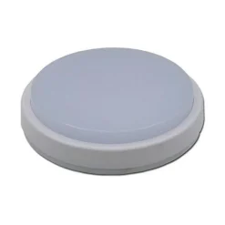 Applique Murale Blanche LED 8W IP65 Ronde - Blanc Chaud 2300K - 3500K - SILAMP