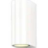 Applique Murale Blanche LED IP44 double faisceau GU10 - SILAMP