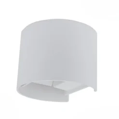 Applique Murale Blanche LED 6W IP54 Rond - Blanc Chaud 2300K - 3500K - SILAMP