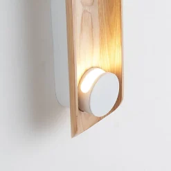 Applique murale bois et métal LED intégrée - Sparrow