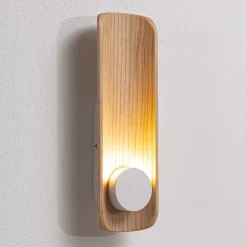 Applique murale bois et métal LED intégrée - Sparrow