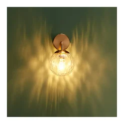 Applique murale boule de verre texturé - Winoa