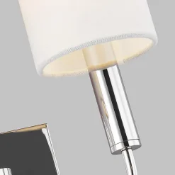 Applique murale Brianna 2 lumières - Nickel poli