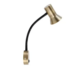 Applique murale bronze avec bras flexible - Karin Flex