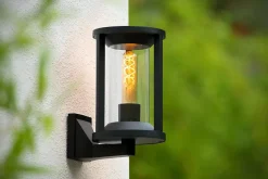 Applique murale CADIX en aluminium avec 1xE27 - Noir - Lucide