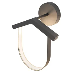 Applique murale Calenzana LED intégrée 420lm 12W IP44 GoodHome gris anthracite