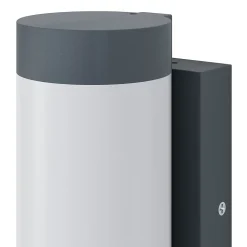 Applique murale Callisto taille S LED intégrée 800lm 13.5W IP44 GoodHome gris anthracite