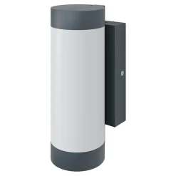 Applique murale Callisto taille S LED intégrée 800lm 13.5W IP44 GoodHome gris anthracite