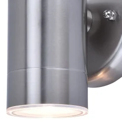 Applique murale Candiac LED intégrée 380lm 4.3W IP44 GoodHome chrome