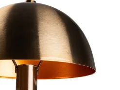 Applique murale champignon en métal effet laiton - H. 24 x D. 20 cm - ELDO