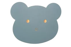 Applique murale CHARLIE en métal avec LED intégré - Bleu - Lucide