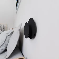 Applique murale CIRCLE 1C BLACK, Emibig Lighting, Fabriqué en EU