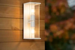 Applique murale CLAIRE en métal avec 2xE27 - Blanc - Lucide