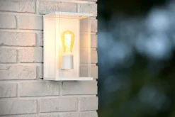 Applique murale CLAIRE en métal avec 1xE27 - Blanc - Lucide