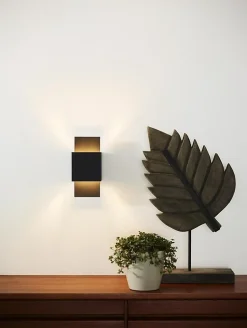 Applique murale CUBO en aluminium avec 1xG9 - Noir - Lucide