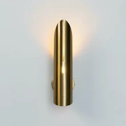 Applique murale cylindre doré lumière indirecte - Tingo