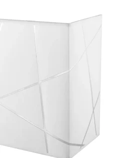 Applique murale Dachigam E14 IP20 blanc