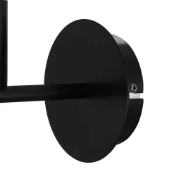 Applique murale Darrah 2 lampes E27 IP20 noir