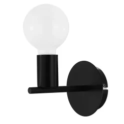 Applique murale Darrah E27 IP20 noir