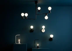 Applique murale Darrah E27 IP20 noir