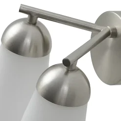 Applique murale de salle de bain Dudhon 2 lumières G9 4.2W IP44 GoodHome argent