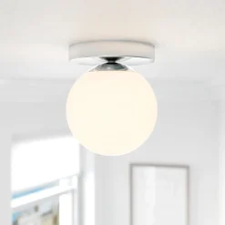 Applique murale de salle de bain Dorres E14 40W IP44 GoodHome or