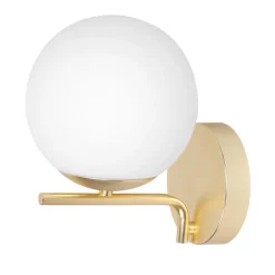 Applique murale de salle de bain Dorres E14 40W IP44 GoodHome or