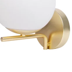 Applique murale de salle de bain Dorres E14 40W IP44 GoodHome or