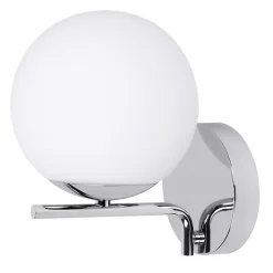 Applique murale de salle de bain Dorres E14 40W IP44 GoodHome argent