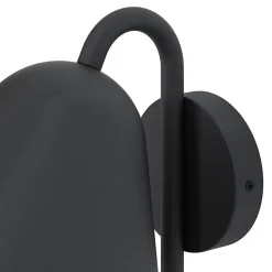 Applique murale Denar LED intégrée 700lm 12W IP44 GoodHome gris anthracite