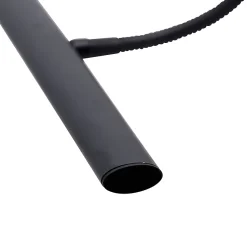 Applique murale design noire 32 cm avec LED et variateur - Tableau