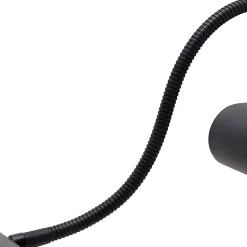 Applique murale design noire 32 cm avec LED et variateur - Tableau