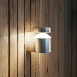 Applique murale Devlin LED intégrée 800lm 10W IP44 GoodHome chrome