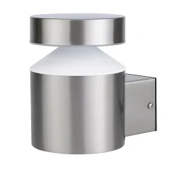 Applique murale Devlin LED intégrée 800lm 10W IP44 GoodHome chrome