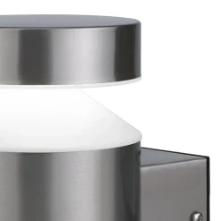 Applique murale Devlin LED intégrée 800lm 10W IP44 GoodHome chrome