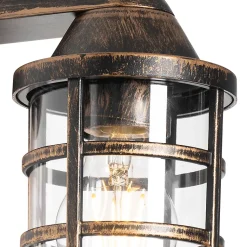 Applique murale d'extérieur vintage or antique IP54 - Joeri