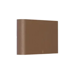Applique murale d'extérieur moderne rouille brune 17,5 cm avec LED IP65 - Batt