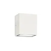 Applique murale d'extérieur LED Cubic Up & Down Blanc IP65, 4000K