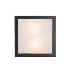 Applique murale d'extérieur moderne noire 2 lumières IP44 - Jeffrey