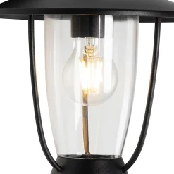 Applique murale d'extérieur moderne noire - Khana