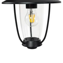 Applique murale d'extérieur moderne noire - Khana