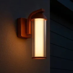 Applique murale d'extérieur BRISA rouille E27 H26cm