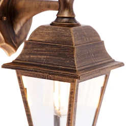 Applique murale d'extérieur or antique IP44 - Capital