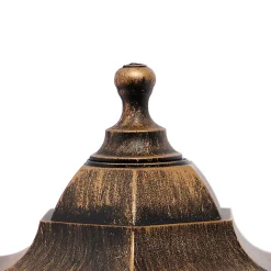 Applique murale d'extérieur classique or antique avec détecteur de mouvement - New Haven