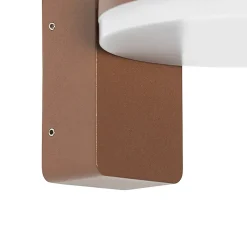 Applique murale d'extérieur moderne brun rouille avec LED IP54 - Esmee