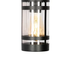 Applique murale d'extérieur industrielle noire IP44 - Ruben